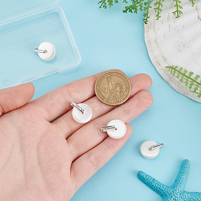 Shell Pearl Pendants PALLOY-PH01708-1