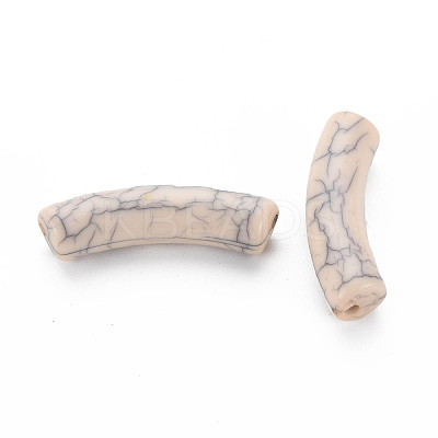Opaque Crackle Acrylic Beads MACR-S372-002N-006-1