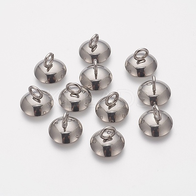 304 Stainless Steel Bead Cap Pendant Bails LS-X-STAS-L205-20P-1