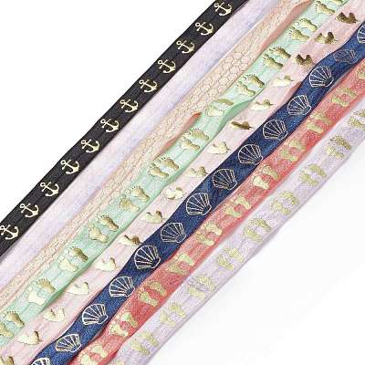 Polyester Elastic Printed Ribbon OCOR-XCP0001-57-1
