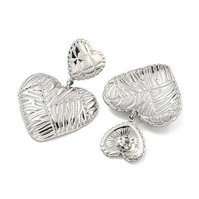 Tarnish Resistant 304 Stainless Steel Stud Earrings for Women EJEW-A108-10P-1