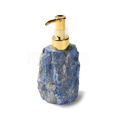 Raw Natural Lapis Lazuli Pump Press Bottles G-B131-02A-1