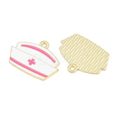 Medical Theme Alloy Enamel Pendants AL-CBA2919-03G-05B-1