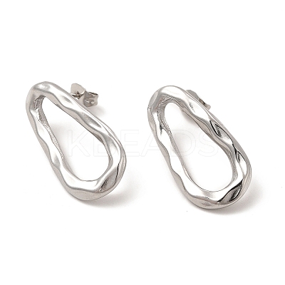 Non-Tarnish 304 Stainless Steel Stud Earrings for Women EJEW-I281-38P-1