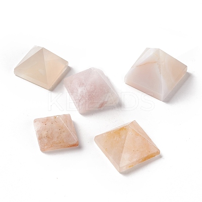 Natural Cherry Blossom Agate Healing Pyramids G-F719-60-1