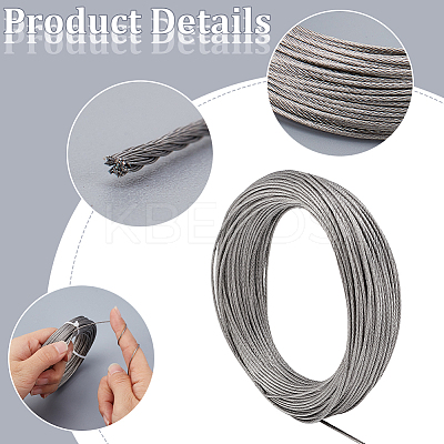 304 Stainless Steel Wires TWIR-WH0148-24-1