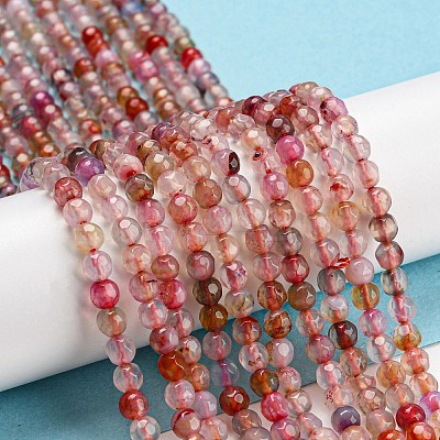 Natural Agate Beads Strands G-Q1000-01F-1