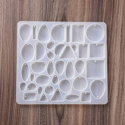 DIY Geometric Shape Pendant Silicone Molds DIY-E057-03-1