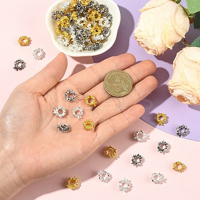 60Pcs Alloy Bead Frame FIND-YW0010-05G-1