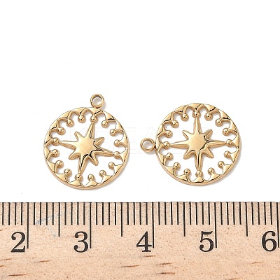 304 Stainless Steel Pendants STAS-H483-30G-1