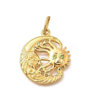 304 Stainless Steel Pendants STAS-R159-61G-04-1