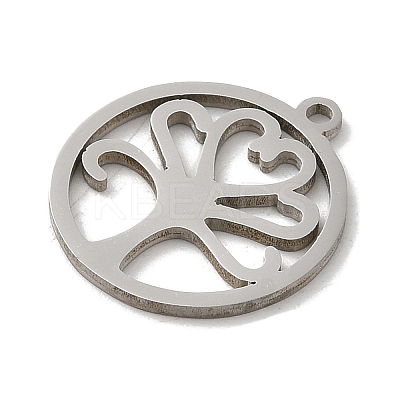 Non-Tarnish 201 Stainless Steel Pendants STAS-E206-03P-04-1