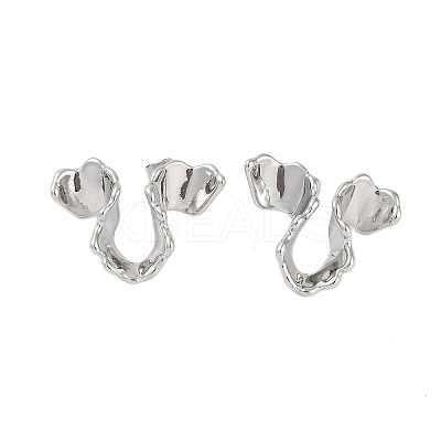304 Stainless Steel Stud Earrings for Women EJEW-K281-27P-1