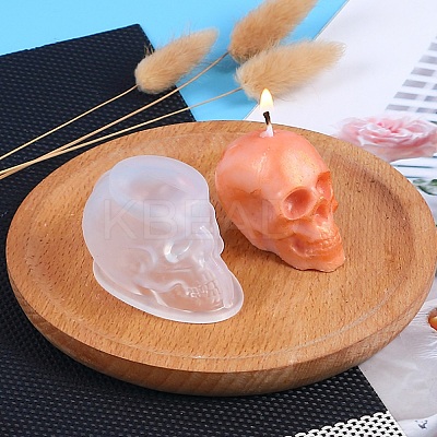 Skull Decoration DIY Silicone Mold DIY-TAC0032-04B-1
