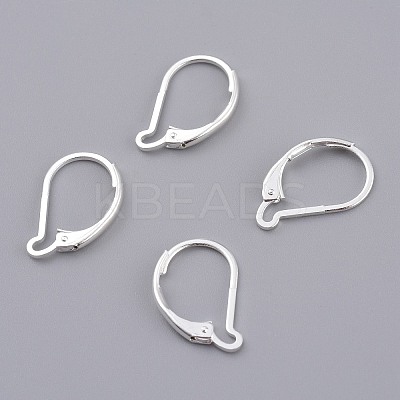 Brass Leverback Earring Findings LS-KK-Z007-27S-1