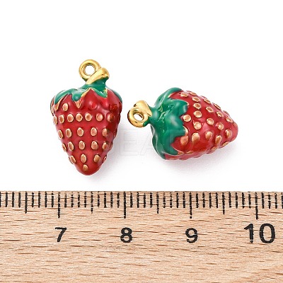 304 Stainless Steel Enamel Pendants STAS-B085-42G-04-1