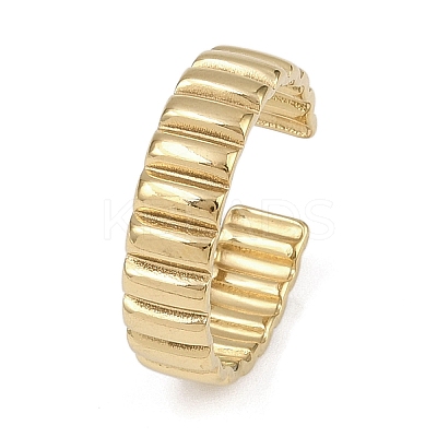 304 Stainless Steel Cuff Rings RJEW-D332-04G-1