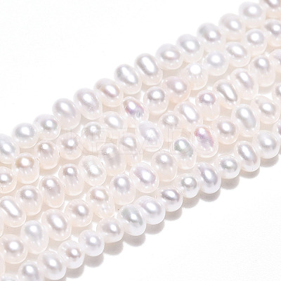 Natural Cultured Freshwater Pearl Beads Strands PEAR-N016-02A-1