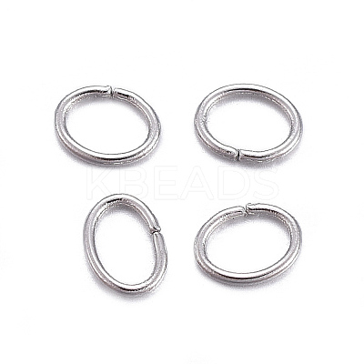 Tarnish Resistant 304 Stainless Steel Open Jump Rings X-STAS-F221-40P-G-1