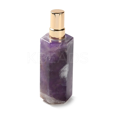 Natural Amethyst Perfume Bottle G-B131-04B-02-1