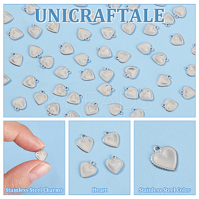 200Pcs 201 Stainless Steel Charms STAS-UN0022-79-1