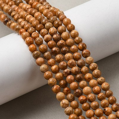 Natural Maifanite/Maifan Stone Beads Strands G-P451-01C-B-1