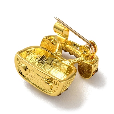 Fashion Golden Zinc Alloy Enamel Pins LS-JEWB-D068-01G-06-1