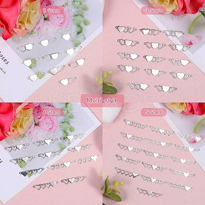 10Pcs Stainless Steel Connector Charms STAS-SZ0003-17C-1