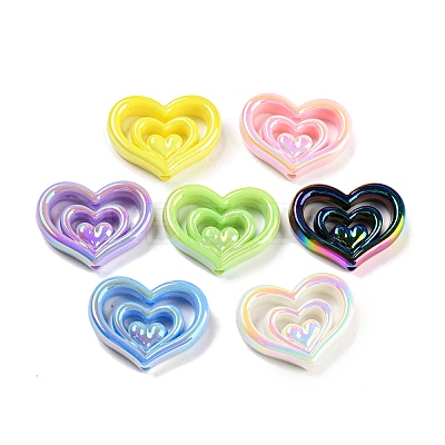Luminous Opaque Acrylic Beads MACR-P040-07-1