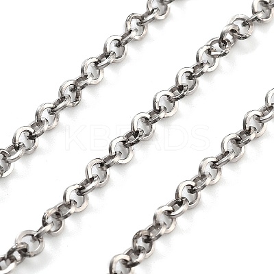 Tarnish Resistant Vacuum Plating 304 Stainless Steel Rolo Chains CHS-H026-08A-P-1