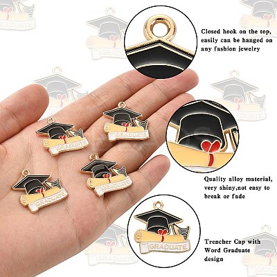 20Pcs Alloy Enamel Pendants ENAM-CJ0004-17-1