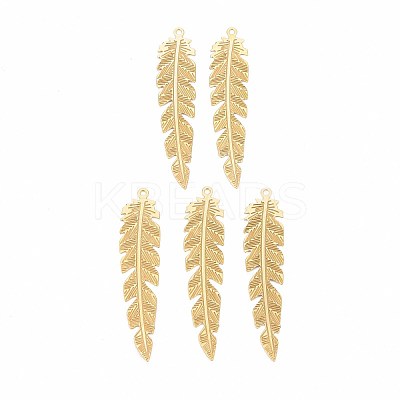 Rack Plating 304 Stainless Steel Filigree Pendants X-STAS-T057-36G-1