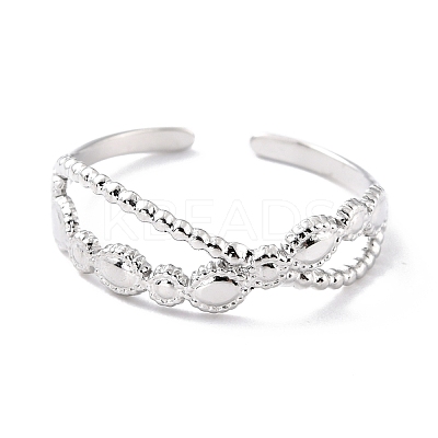 Tarnish Resistant 304 Stainless Steel Finger Rings RJEW-L102-43P-1
