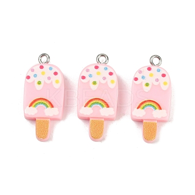 Printed Opaque Resin Pendants RESI-T055-01D-1