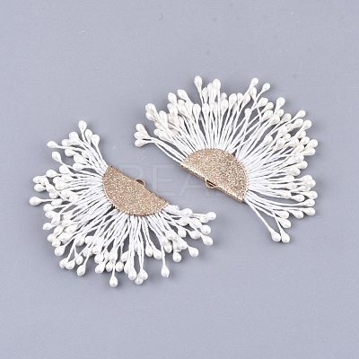 Polycotton(Polyester Cotton) Tassel Pendant Decorations FIND-T041-03-1