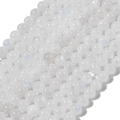 Natural Rainbow Moonstone Beads Strands G-P335-12-6mm-1