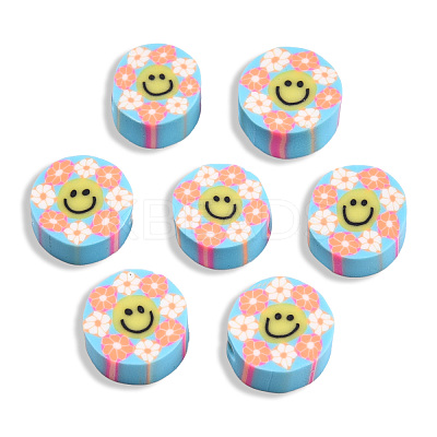 Handmade Polymer Clay Beads CLAY-T019-14E-1