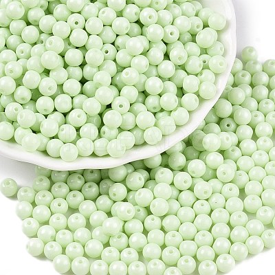 Opaque Baking Paint Glass Beads DGLA-T004-02M-1