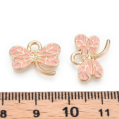 Light Gold Plated Alloy Pendants ENAM-T009-69D-RS-1