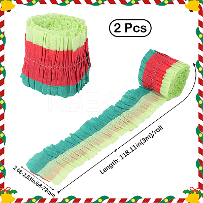 Handmade Garland Crepe Paper Roll DIY-WH20063-016B-1