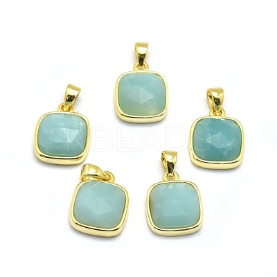 Natural Amazonite Pendants G-O176K-05G-1