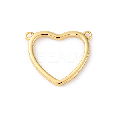 Brass Connector Charms KK-V016-11G-1