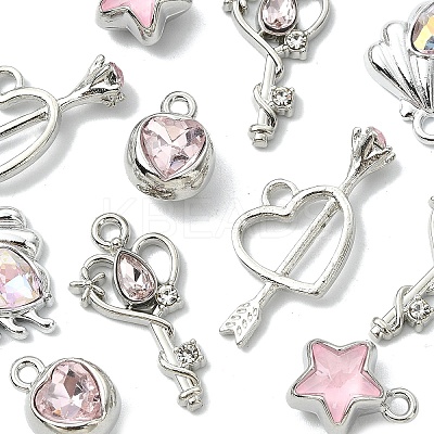 Alloy with Rhinestone Pendants FIND-YW0006-41-1