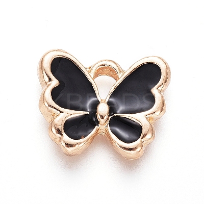 Light Gold Plated Alloy Charms ENAM-L029-06B-1