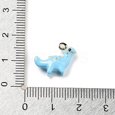 Alloy Enamel Pendants ENAM-H043-01G-01-1