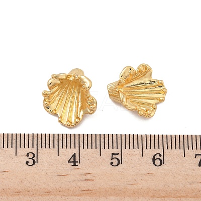 Brass Bead Caps KK-V015-01G-01-1