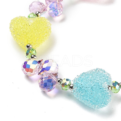 Glass & Iron Beads Mobile Straps AJEW-H153-03A-01-1