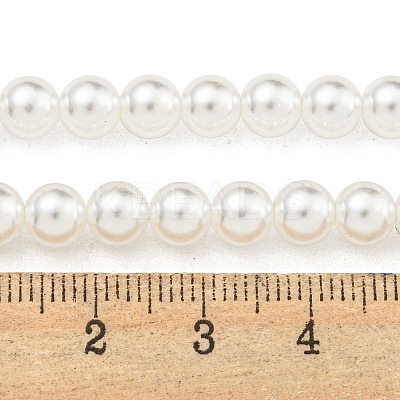 Glass Pearl Beads Strands HY-G002-01C-01-1