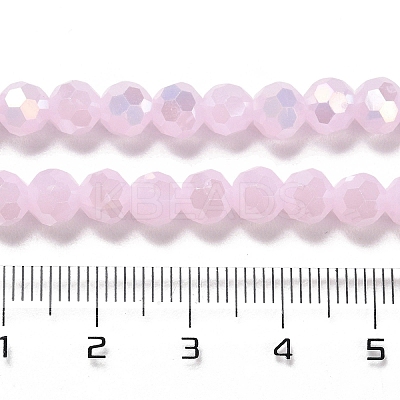 Imitation Jade Glass Beads Stands X-EGLA-A035-J6mm-B02-1