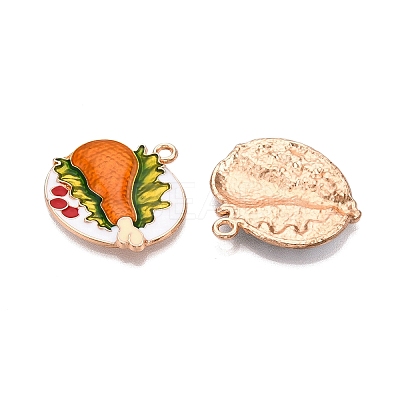 Thanksgiving Day Theme Alloy Enamel Pendants ENAM-T020-52C-01-1